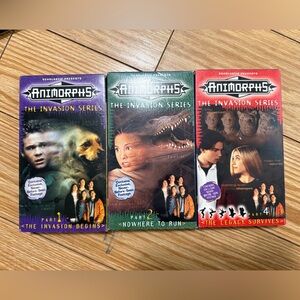 1998 Animorphs 3 VHS tapes (9 episodes)